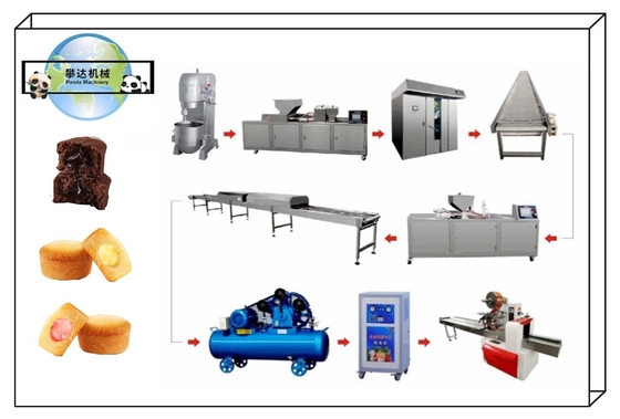 Cup Cake Production Line Muffin Making Processing Machines Cup Cake Forming Machine Cake Cookies Making Machine