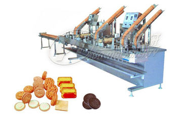 380pcs / Min Biscuit Processing Line , OREO Sandwich Biscuit Machine High Capacity